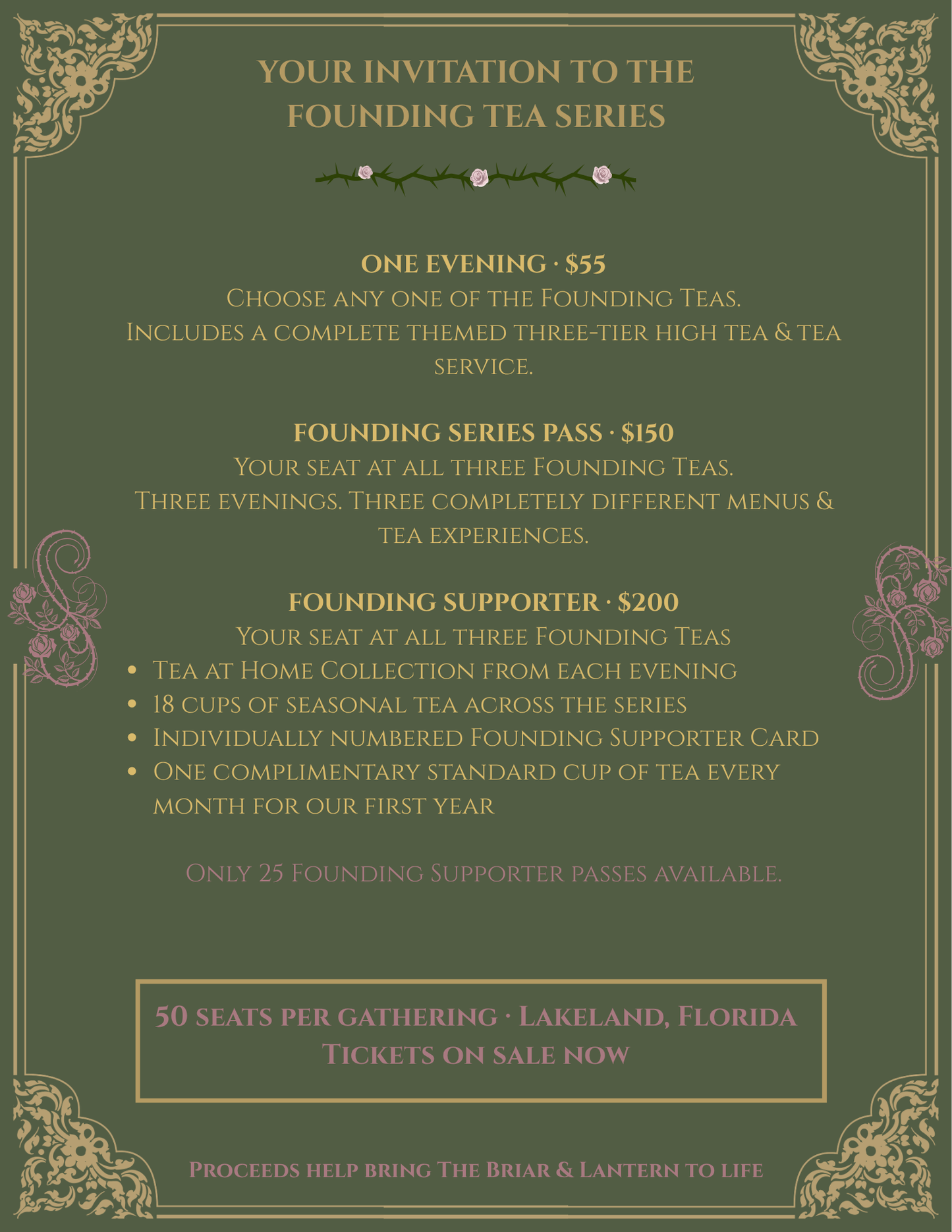 THE BRIAR & LANTERN FOUNDING TEA SERIES
